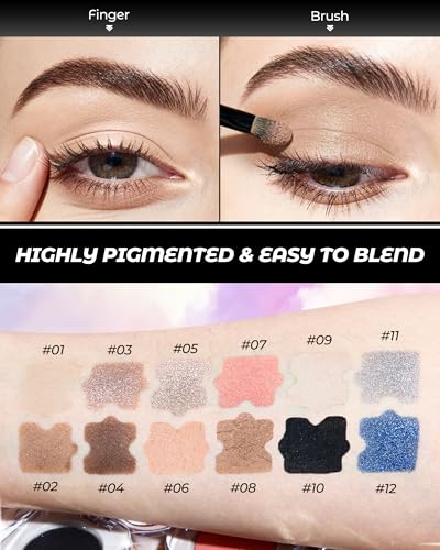 Light Beige Single Eyeshadow - Matte & Satin Finish, Waterproof