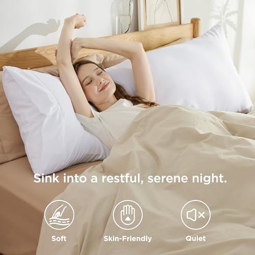 Ultra Soft White Microfiber Body Pillow Case Cover – 20x54 Inches