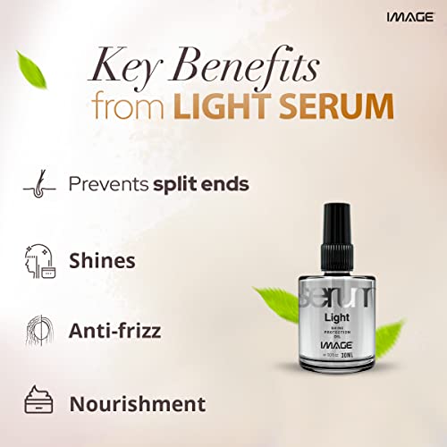 Image Light Serum Hair Treatment 1 Fl Oz - Enhances Shine & Reduces Frizz