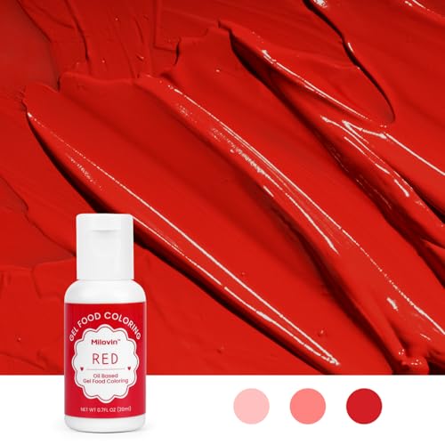 Oil-Based Food Coloring Gel Set - Black & Red for Baking