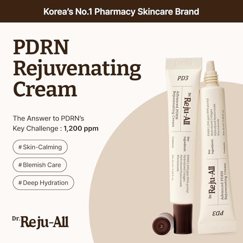 Dr. Reju-All PDRN Glow Skin & Lip Duo - Advanced Rejuvenating Cream & Serum for Radiance | Korean Anti-Aging Hydration