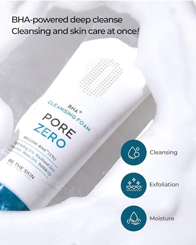 BHA+ Pore Zero Cleansing Foam - 150ml for Sensitive Skin