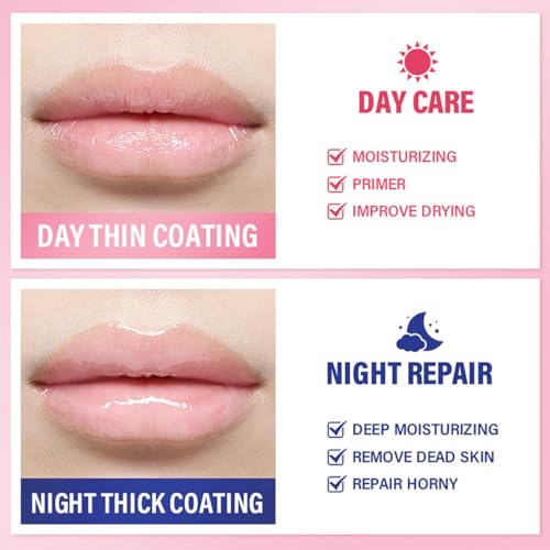 FYEBOO Fruit Lip Mask Set - 9 Flavors, Moisturizing Overnight Treatment