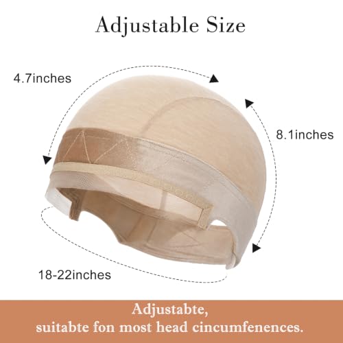 Nude Front Lace Wig Grip Cap - 2-in-1 Non-Slip Velvet Band