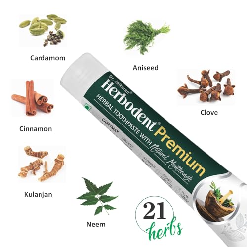 Herbodent Premium Neem Toothpaste with 21 Organic Herbs - 5.82oz