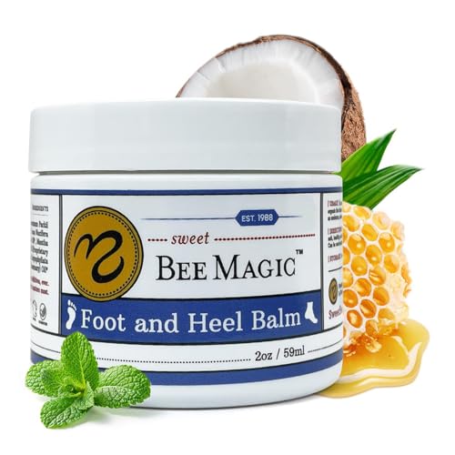 Sweet Bee Naturals Organic Foot Balm - Intensive Cracked Heel Treatment (2 OZ)