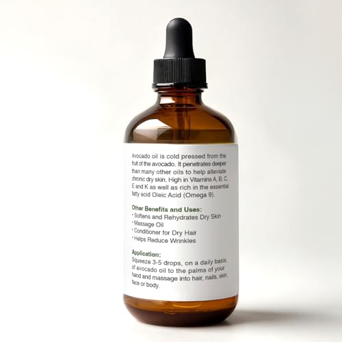Organic Avocado Oil - Cold Pressed Moisturizer for Skin & Hair