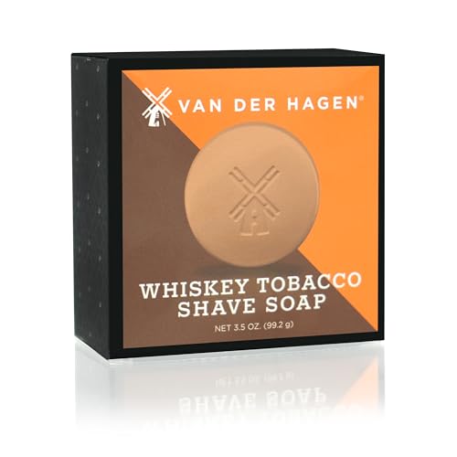 Van Der Hagen Whiskey Tobacco Shave Soap - Hydrating & Soothing