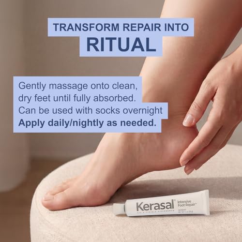 Kerasal Intensive Foot Repair Ointment 1 oz (Pack of 2) - Heal Cracked Feet
