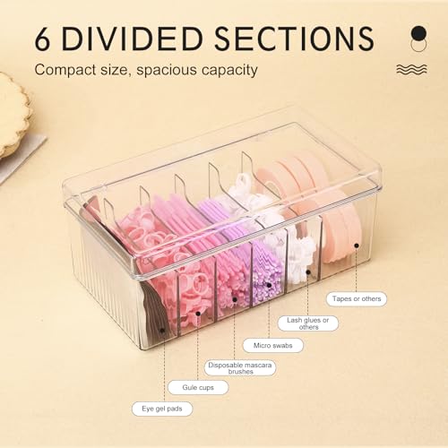 MoyRetty Acrylic Lash Extension Organizer | 1PC Dustproof Storage Box