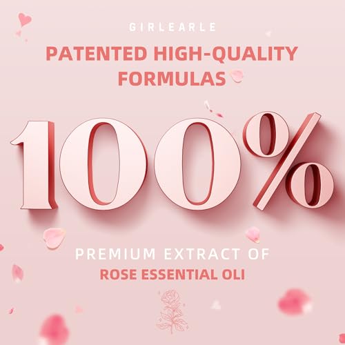GIRLEARLE Hard Wax Beads for Hair Removal, 2.5lb, Rose Oil Infused, Brazilian Bikini Wax for Women Men, Sensitive Skin, Full Body Legs Face Underarms Waxing Beads