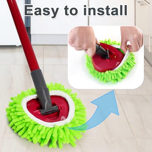 3 Pack Spin Mop Head Replacements for O Cedar RinseClean System