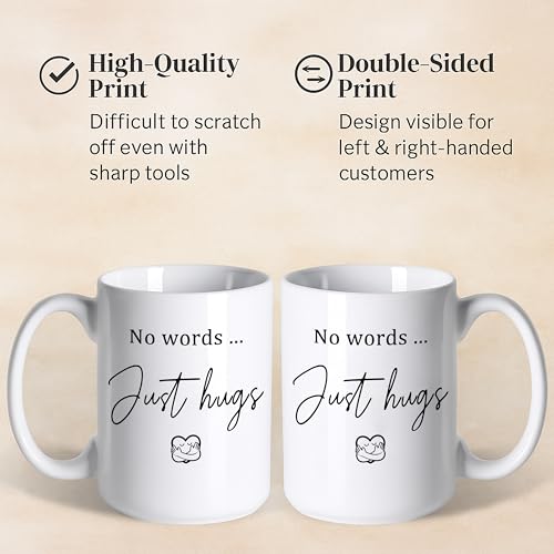 Sympathy Mug with Heartfelt Quote - 15oz Ceramic Coffee Cup