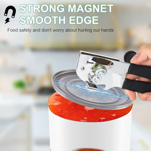 Heavy Duty Manual Can Opener with Folding Crank Handle