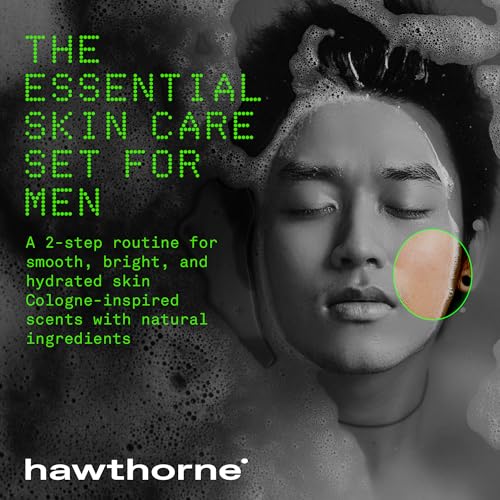 Hawthorne Everyday Men’s Skin Care Kit - Natural Face Wash & Moisturizer