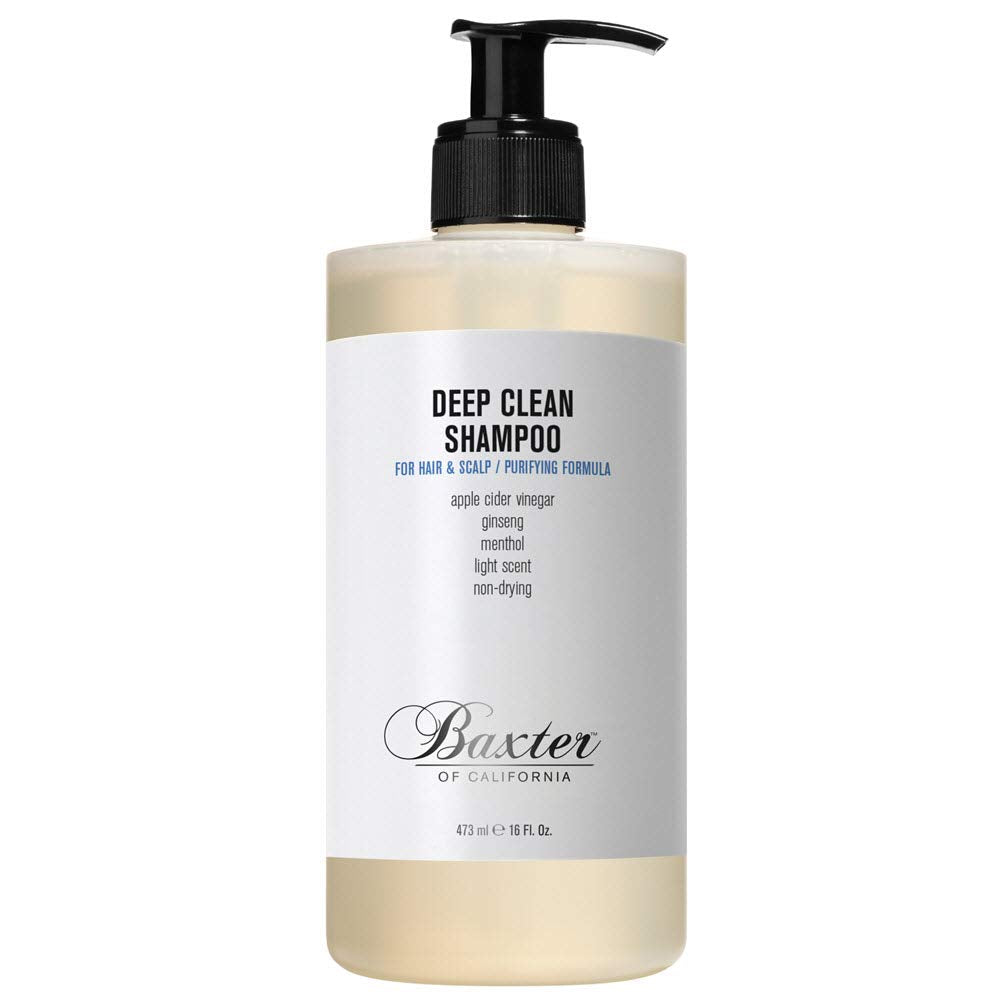 Baxter of California Deep Clean Shampoo - 16 Fl Oz | Refreshing Formula for Oily Hair