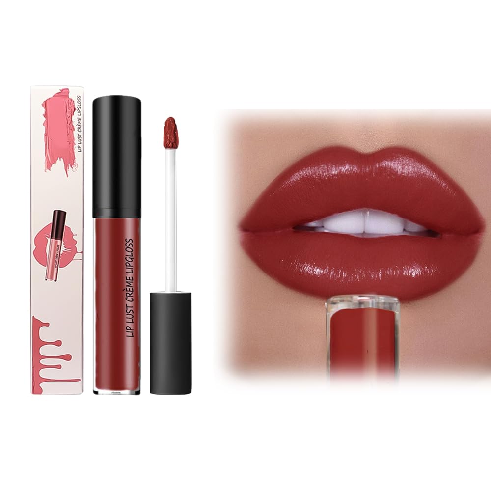 Long Lasting Cream Texture Lipstick - 12 Vibrant Colors | Hydrating Velvet Lip Makeup