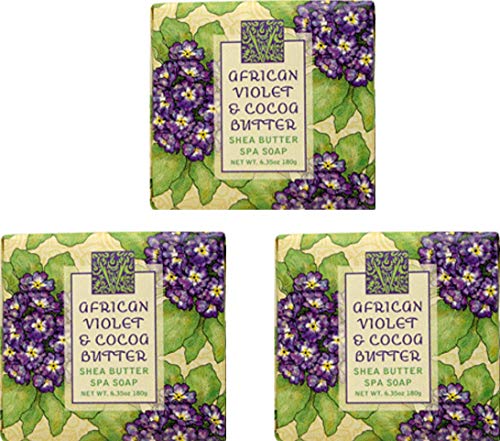 Greenwich Bay Shea & Cocoa Butter Cleansing Spa Soap 3 Pack