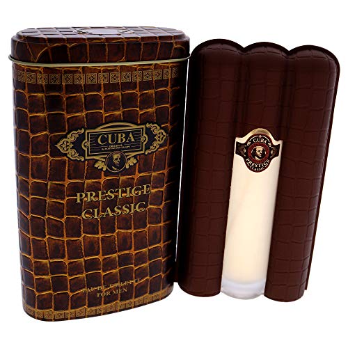 Cuba Prestige Classic Eau de Toilette Spray for Men, 3 oz