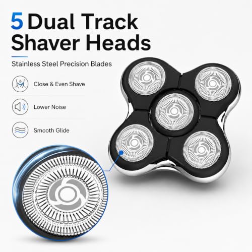 Stainless Steel Replacement Blades for Remington Balder Shaver XR7000 - 1 Pack Silver
