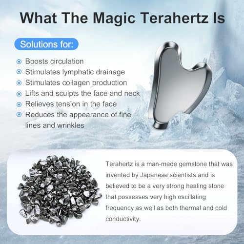 Terahertz Gua Sha Facial & Body Massage Tool for Skin Rejuvenation
