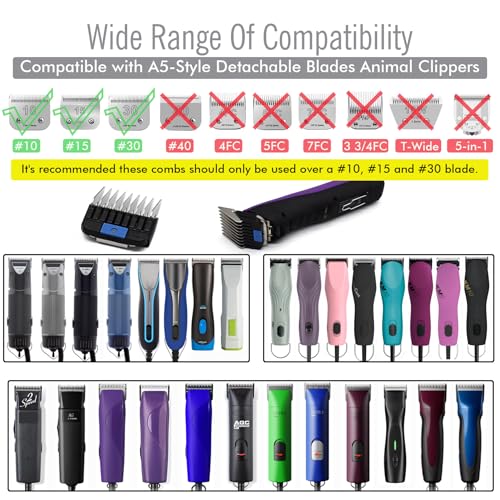 A5 Animal Clipper Attachment Guard Comb #3 - 3/8" for Pet Grooming