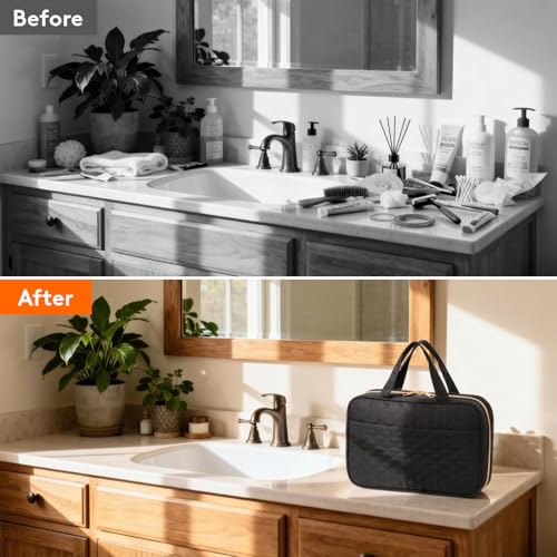 Lifewit Hanging Travel Toiletry Bag, Waterproof Cosmetic Organizer for Men & Women