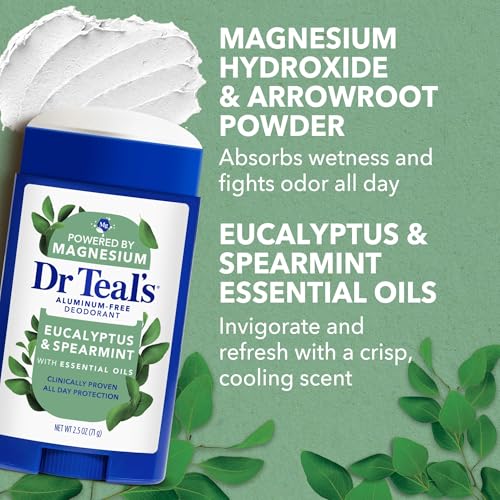 Dr. Teal's Eucalyptus Deodorant Gift Set - 2 Pack (2.5oz Each)