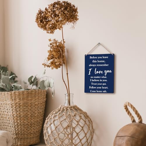 I Love You Sign - 8x10 Wooden Wall Decor for Home & Office