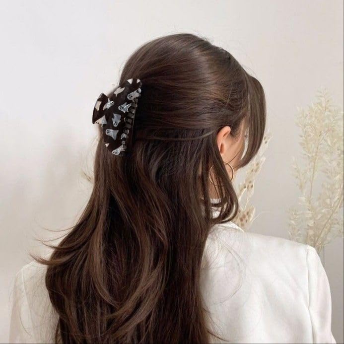 WULIUFLY Halloween Ghost Hair Claw Clips for Women & Girls - Black, Color-8