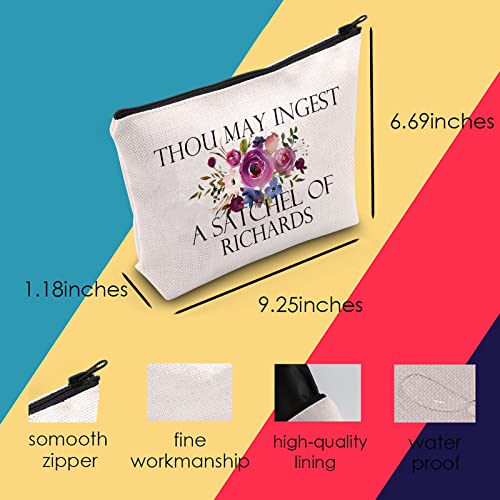 MNIGIU Funny Sarcastic Makeup Zipper Pouch Bag for Cosmetics & Travel