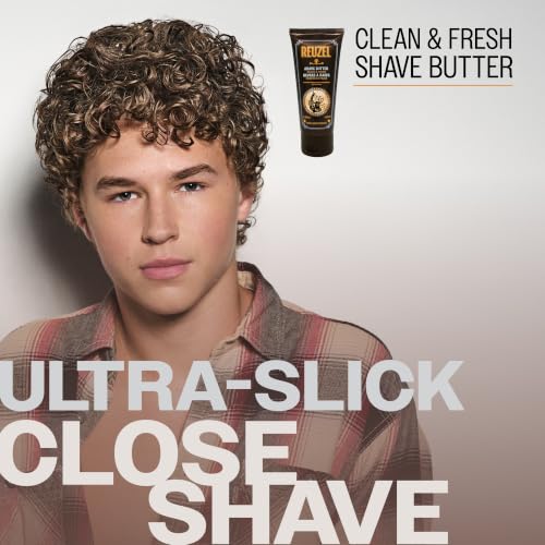 REUZEL Clean & Fresh Shave Butter – Ultra-Slick Vegan Shaving Cream 3.38oz