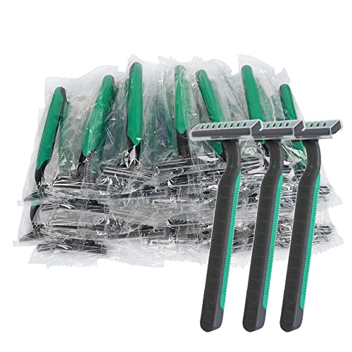 Disposable Razors Bulk 50 Pack – Individually Wrapped for Travel, Hotels & Care Packages