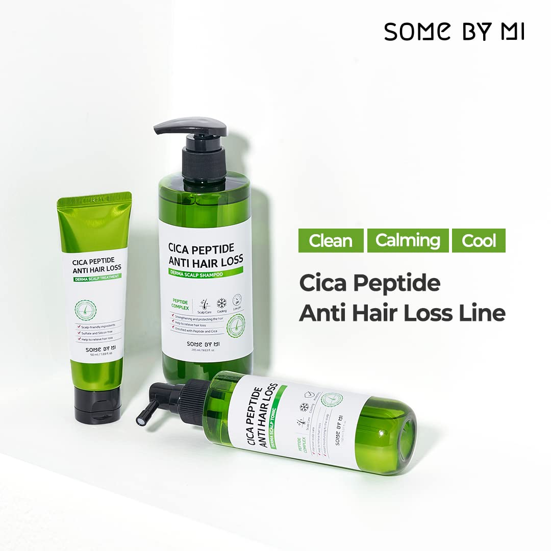 CICA Peptide Anti Hair Loss Treatment - Derma Scalp Care, 1.69 fl oz | Unscented, Silicone-Free, Unisex