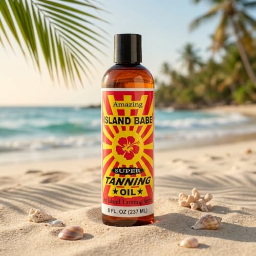 Island Babe Tanning Oil – 8 oz Fast-Absorbing Moisturizing Oil
