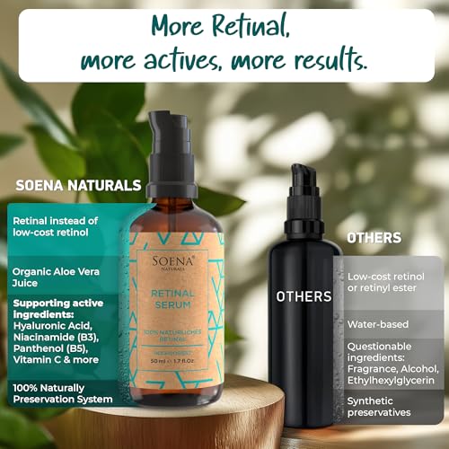 SOENA Retinal Anti-Aging Serum with Hyaluronic Acid & Vitamin C