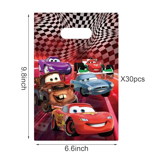 Cars Party Gift Bags - 30 Pack Birthday Decorations