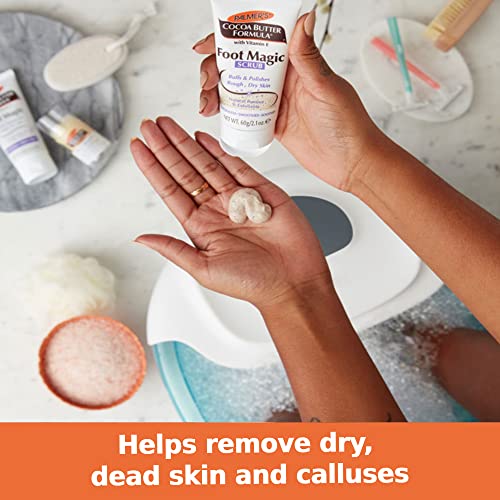 Palmer's Cocoa Butter Foot Magic Exfoliating Scrub - 2.1 oz (Pack of 2)