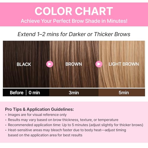 CLIONE PRIME Korean Brow Tone Changer - Gentle Brow Bleach Kit (5 Pack)