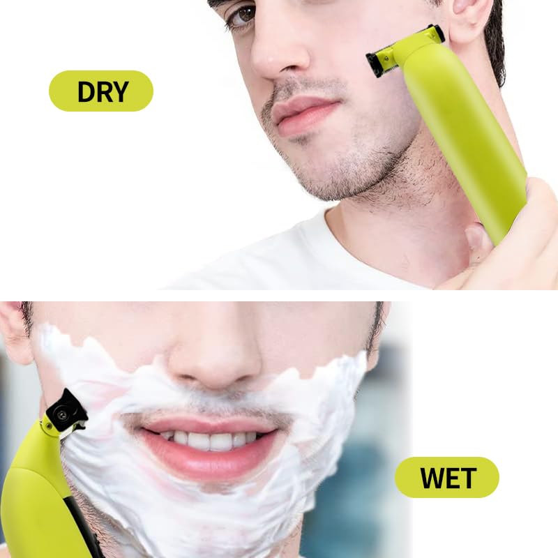 JMSBMQSE 2-in-1 Electric Beard & Body Hair Trimmer for Men, USB-C Cordless