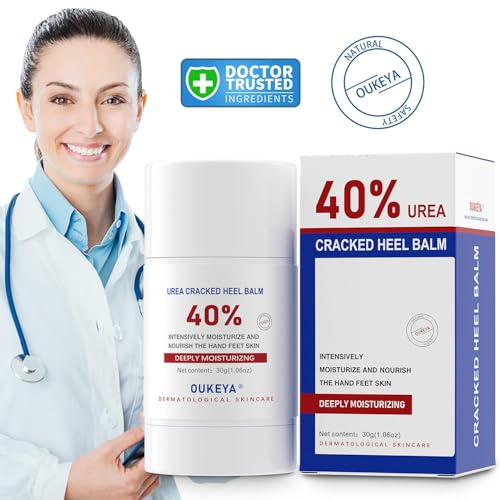 OUKEYA 40% Urea Cream Stick Pack of 2 – Moisturizing for Dry, Cracked Skin