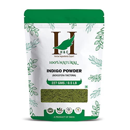 100% Natural Indigo Powder for Hair Coloring - 227g (8 oz)