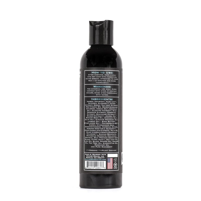 Badass Beard Care Beard Conditioner For Men - THE PIRATE, 8oz - Made of Natural Ingredients for A Healthy, Soft, & Itch Free Beard and Mustache