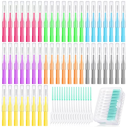 Zopeal 250 Pcs Interdental Brushes & Tooth Floss Picks Set