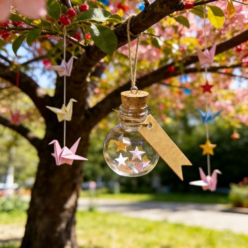 12 Mini Plastic Potion Bottles with Corks & Accessories Set