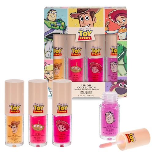 Disney Pixar Toy Story Lip Oil Gift Set - 4 Flavors, 4ml Each