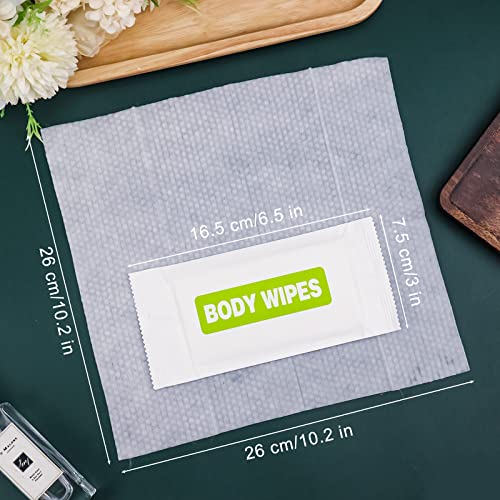 Hipruict Large Body Wipes, 50 Pack - Aloe Vera, No Rinse, Odor Removal