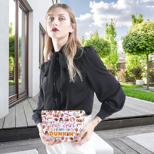 WCGXKO Donut Lover Tote Bag - Coffee and Shopping Gift