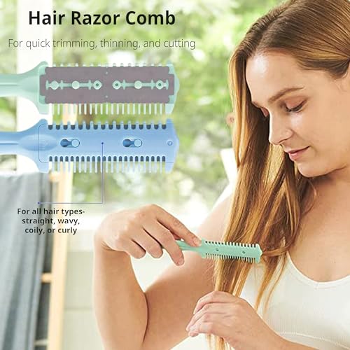 Soft 'N Style 3-Pack Double-Sided Hair Trimmer Combs