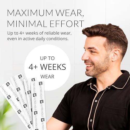 Walker Tape Ultra Hold 1" x 3" Adhesive Strips for Hairpieces - 36 Count